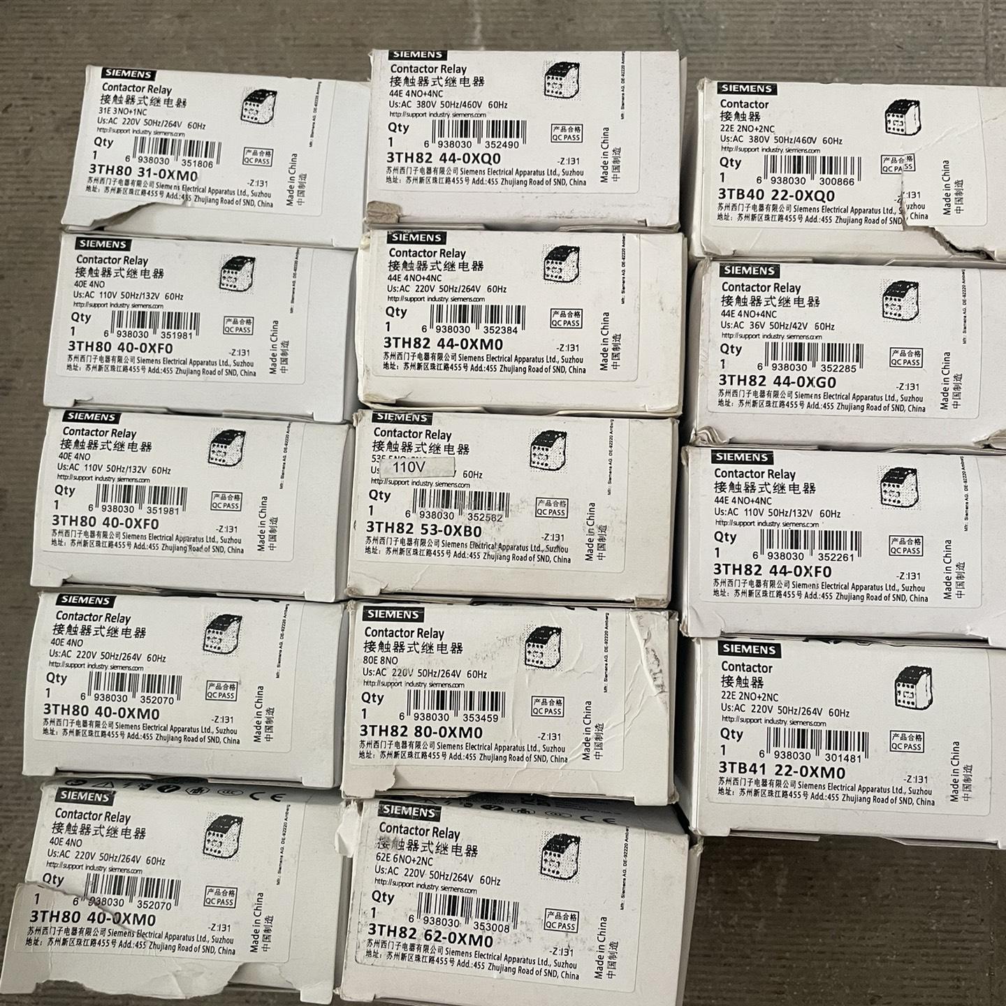 接触器3TH82 62-0XM0  工程剩余