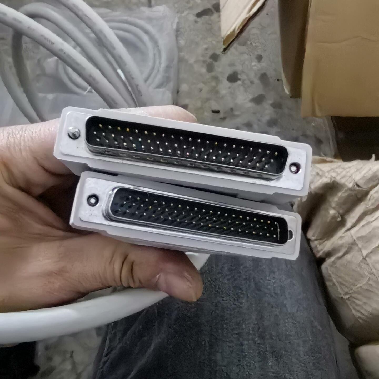 DB62连接线公对公db62针对针数据线DB62延长双绞