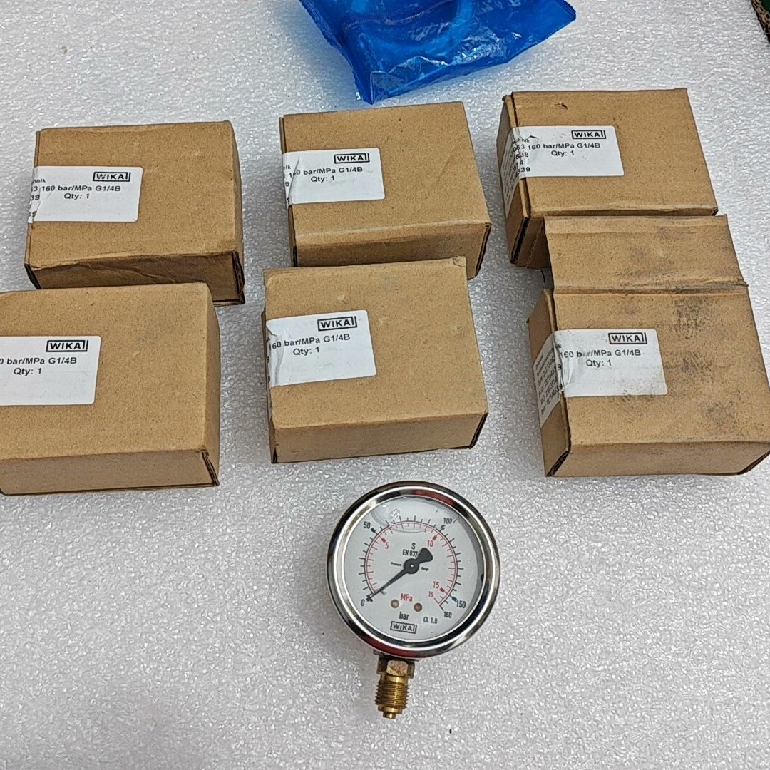 威卡WIKA压力表EN837-1德国耐震不锈钢压力表