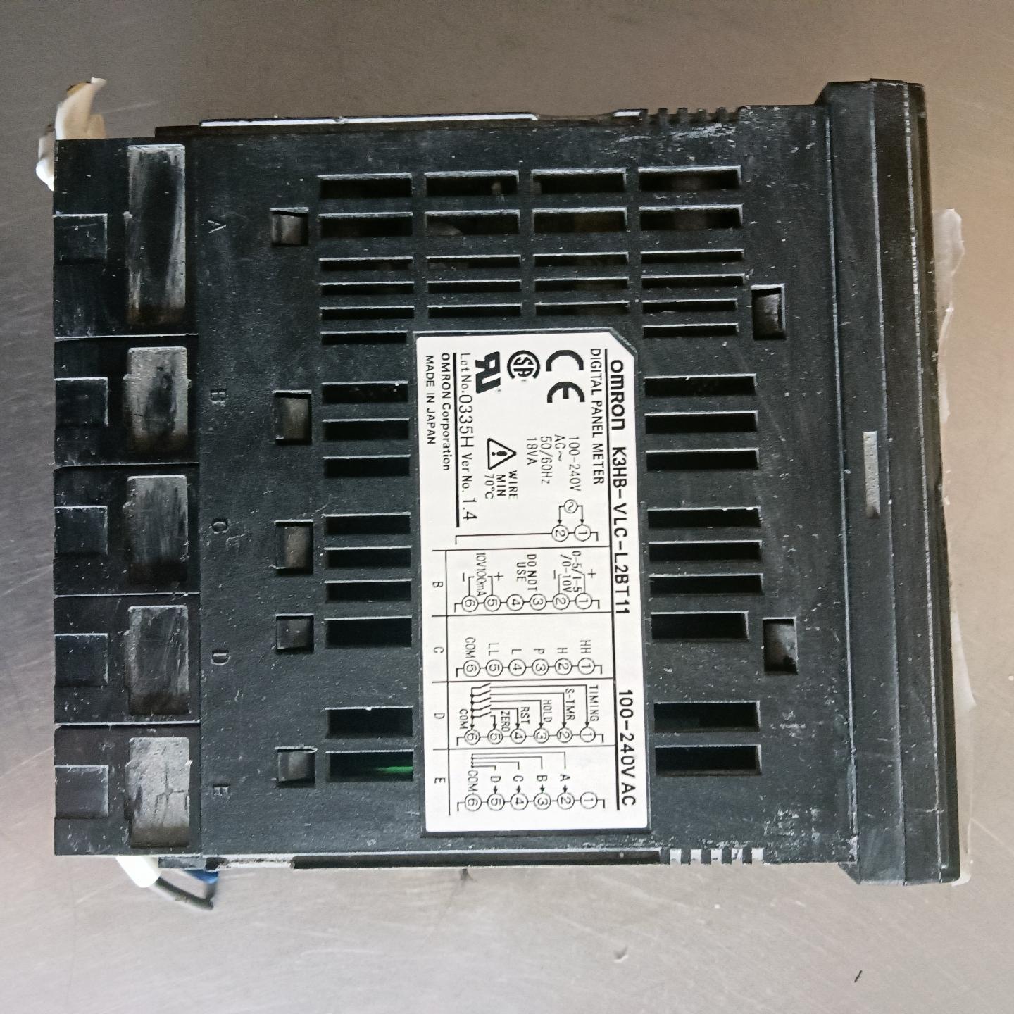 K3HB-VLC-L2BT11数字面板表 100-24