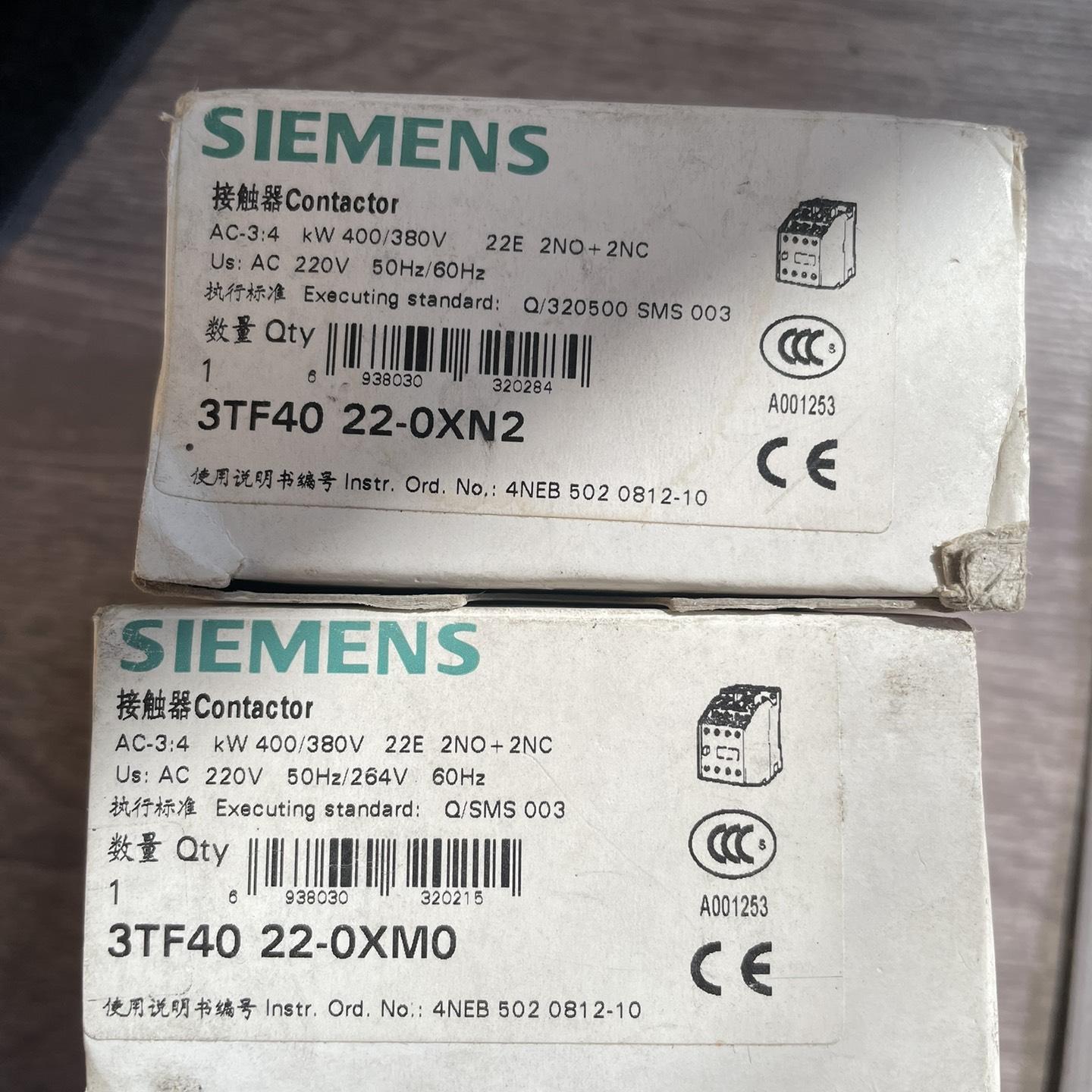 接触器3TF40 22-0XN2 AC220V线圈 2