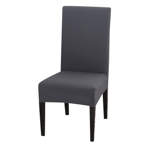 Solid Color Restaurant Four-Season Elastic Backrest Integrated Chair Cover Household Simple Dining Table Chair Cover Stool Seat Cover Blanket