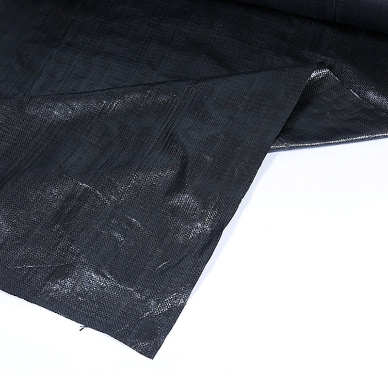 新款直销现货供应黑色果园农用PP材质打孔透气渗水除草防草布大棚