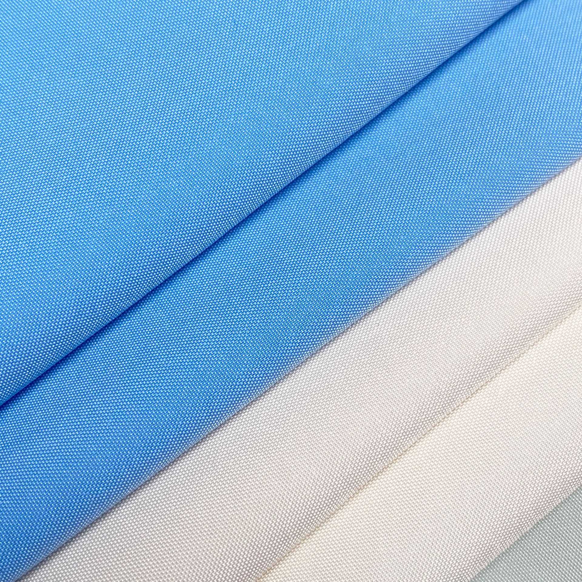 新款直销小牛津风衣工装面料 防泼水抗静电冲锋衣登山服布料 涤纶