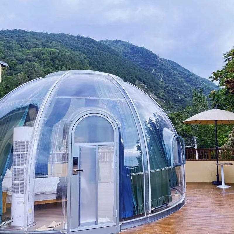 新款直销网红pc星空泡泡屋透明帐篷民宿餐厅露营星空屋营地户外球