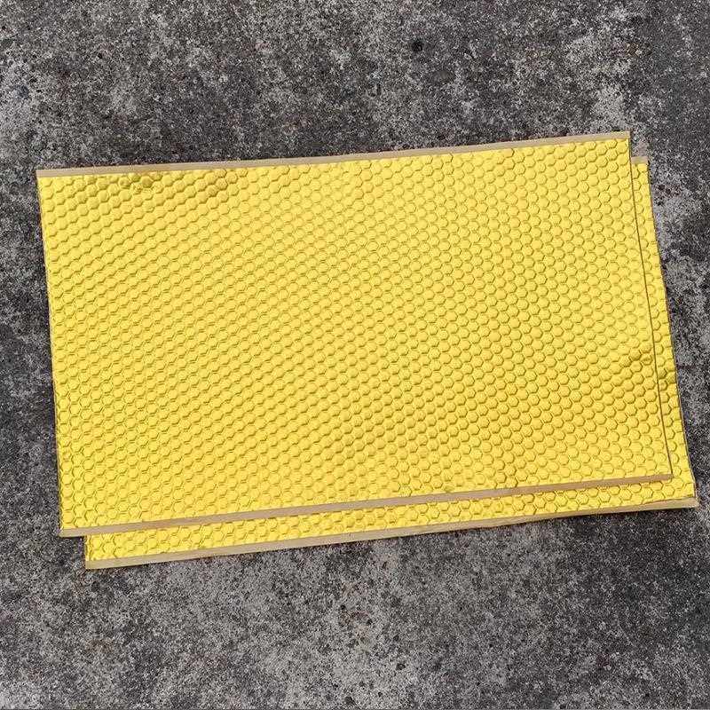 新款直销汽车丁基胶止震板车门全车隔音板材音响改装三合一防震减