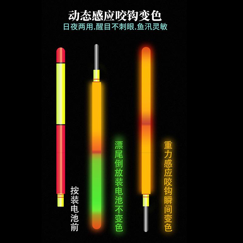新款直销云上飘自动找底免调日夜两用远投大物夜光鱼漂加粗矶钓路