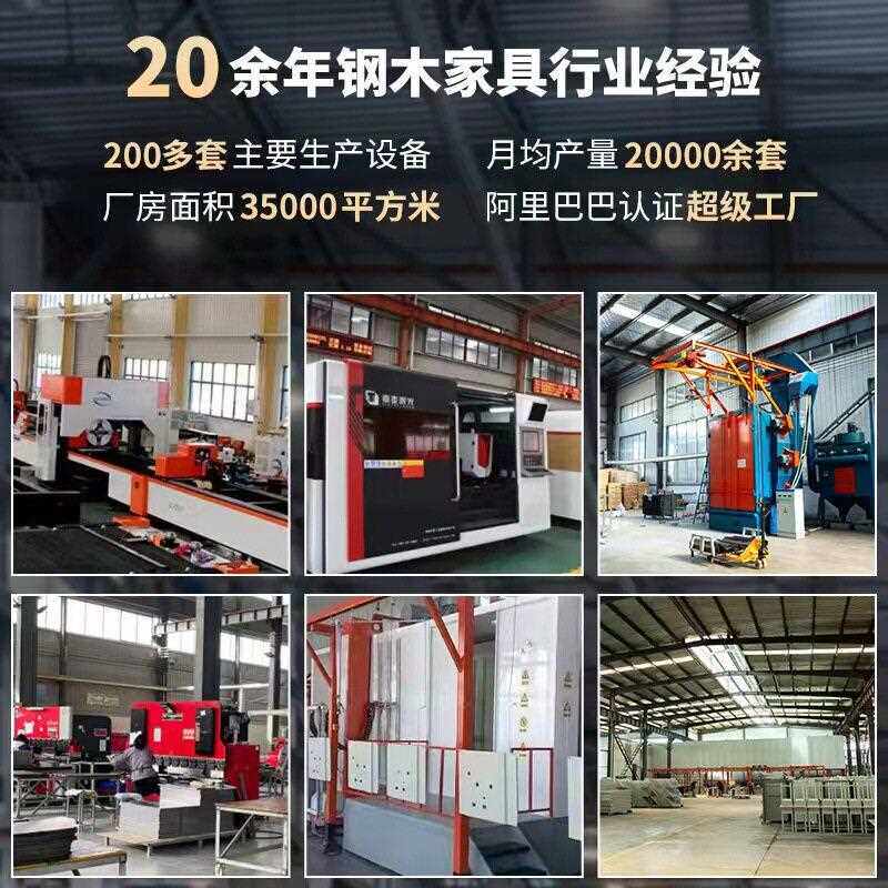 新款直销工厂定做学校公寓床学生宿舍铁架床书桌衣柜型材床四人组