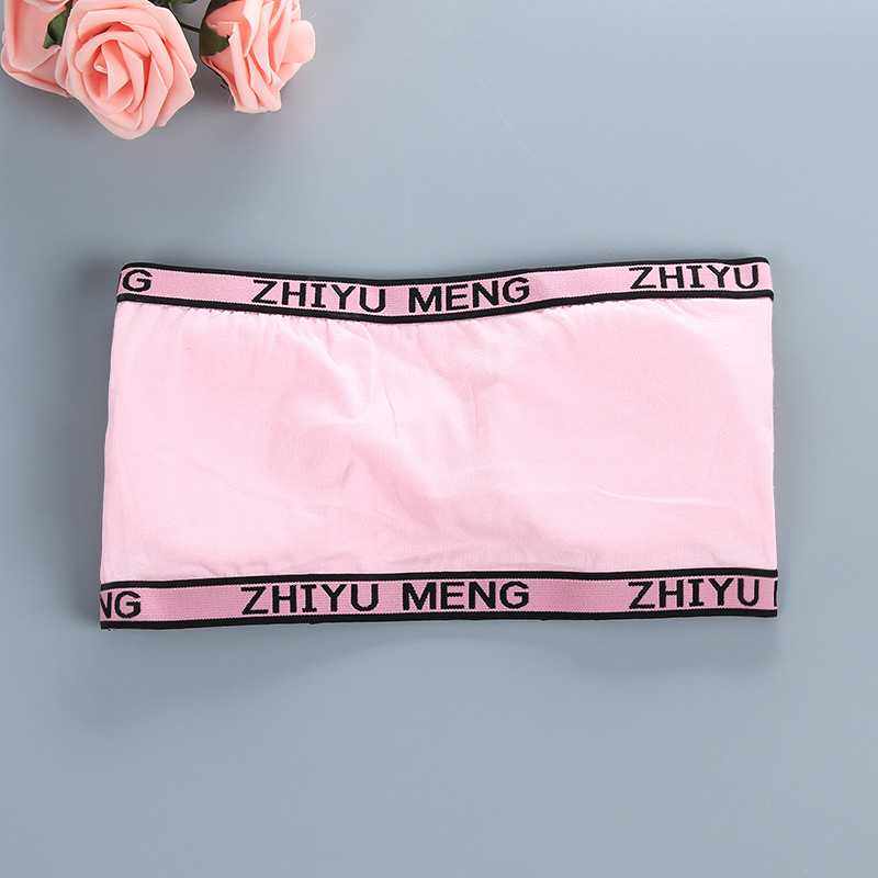 新款直销抹胸棉少女发育期字母无肩带初中生9-16岁背心内衣裹胸运,女士内衣/男士内衣/家居服,男丁字裤,淘宝优惠券,粉丝福利购,淘宝优惠卷