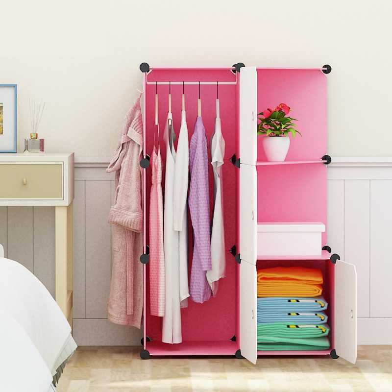 新款直销小号单人简易衣柜学生组装宿舍衣橱塑料不锈钢经济型寝室