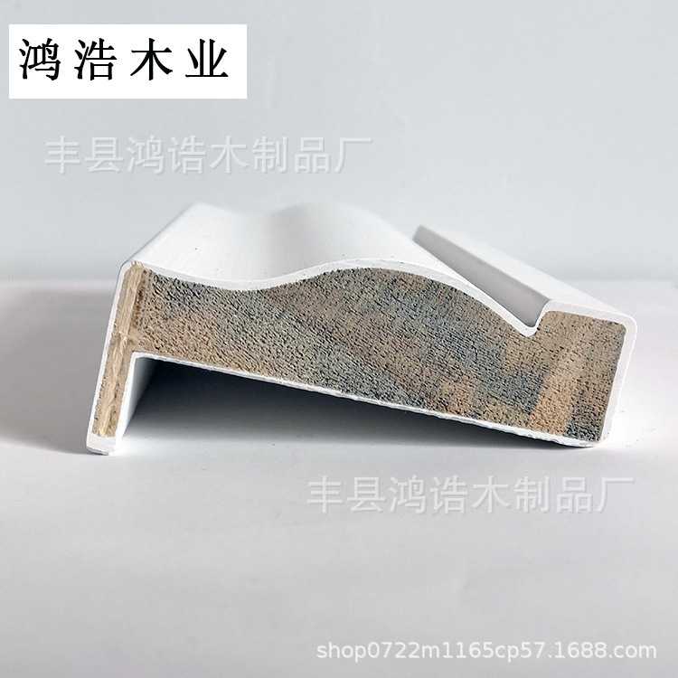 新款直销实木涂泥门套线实木包边装饰木线条封边条原木7字L线条8