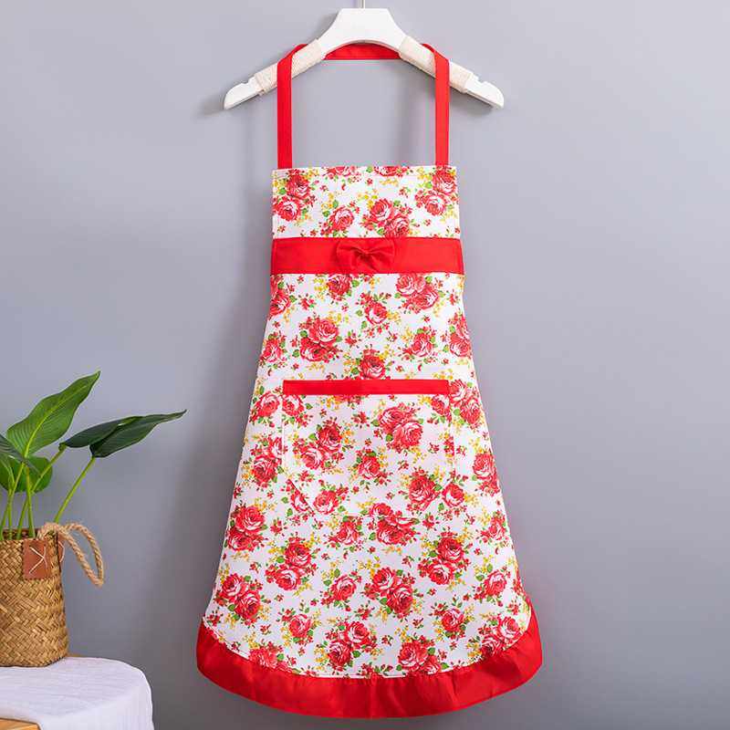 新款直销一件围裙夏季薄款布料围腰女家用厨房工作服田园罩衣紫色,家庭/个人清洁工具,围裙套装,淘宝优惠券,粉丝福利购,淘宝优惠卷