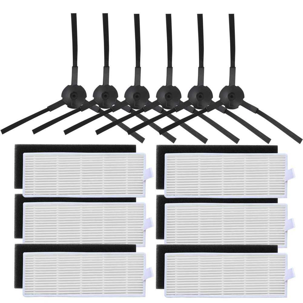 新款直销可定制亚马逊套餐扫地机配件适配ILIFE A6 A4 A4s滤网边