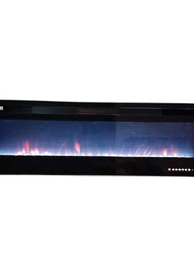 新款直销源头工厂60寸LED仿真火焰内嵌壁挂式对流定时取暖电壁炉