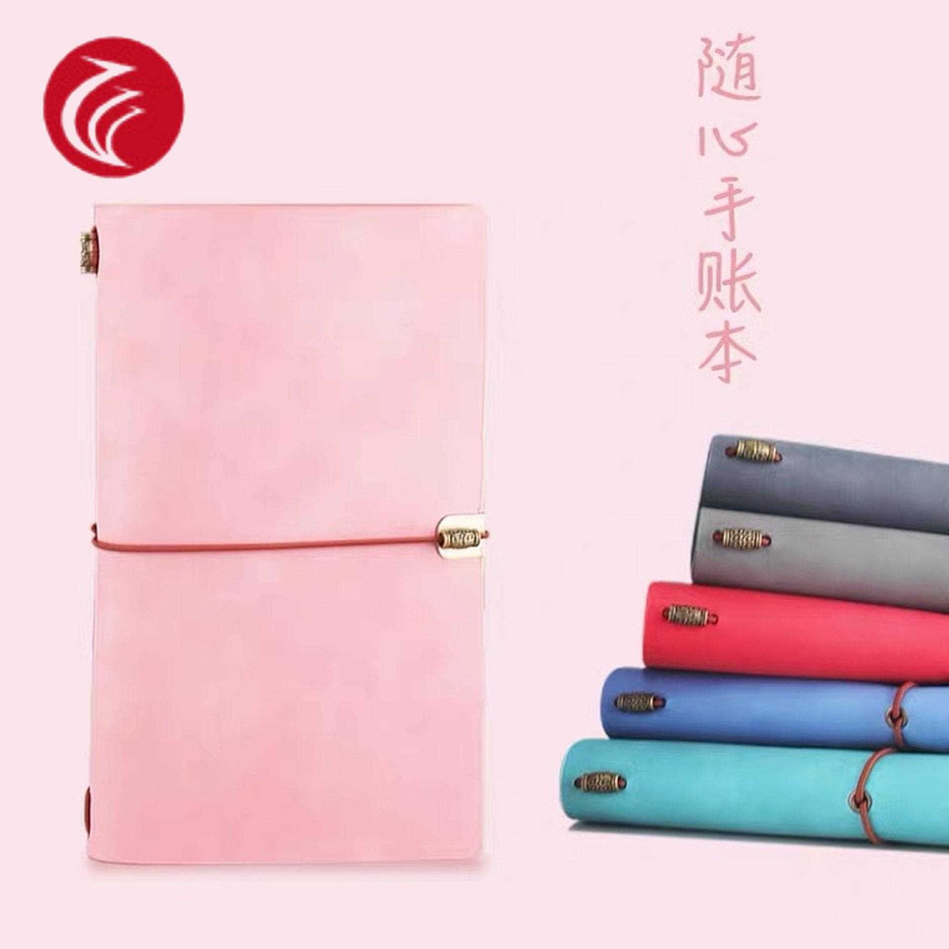 新款直销A6复古手账本活页可拆卸笔记本羊巴软皮随身本简约记事本