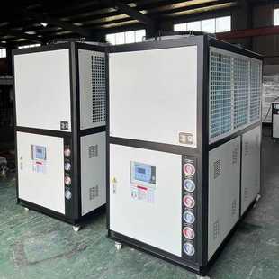新款直销风冷式工业冷风机小型冰水机10匹冷却机水冷式低温电镀冷