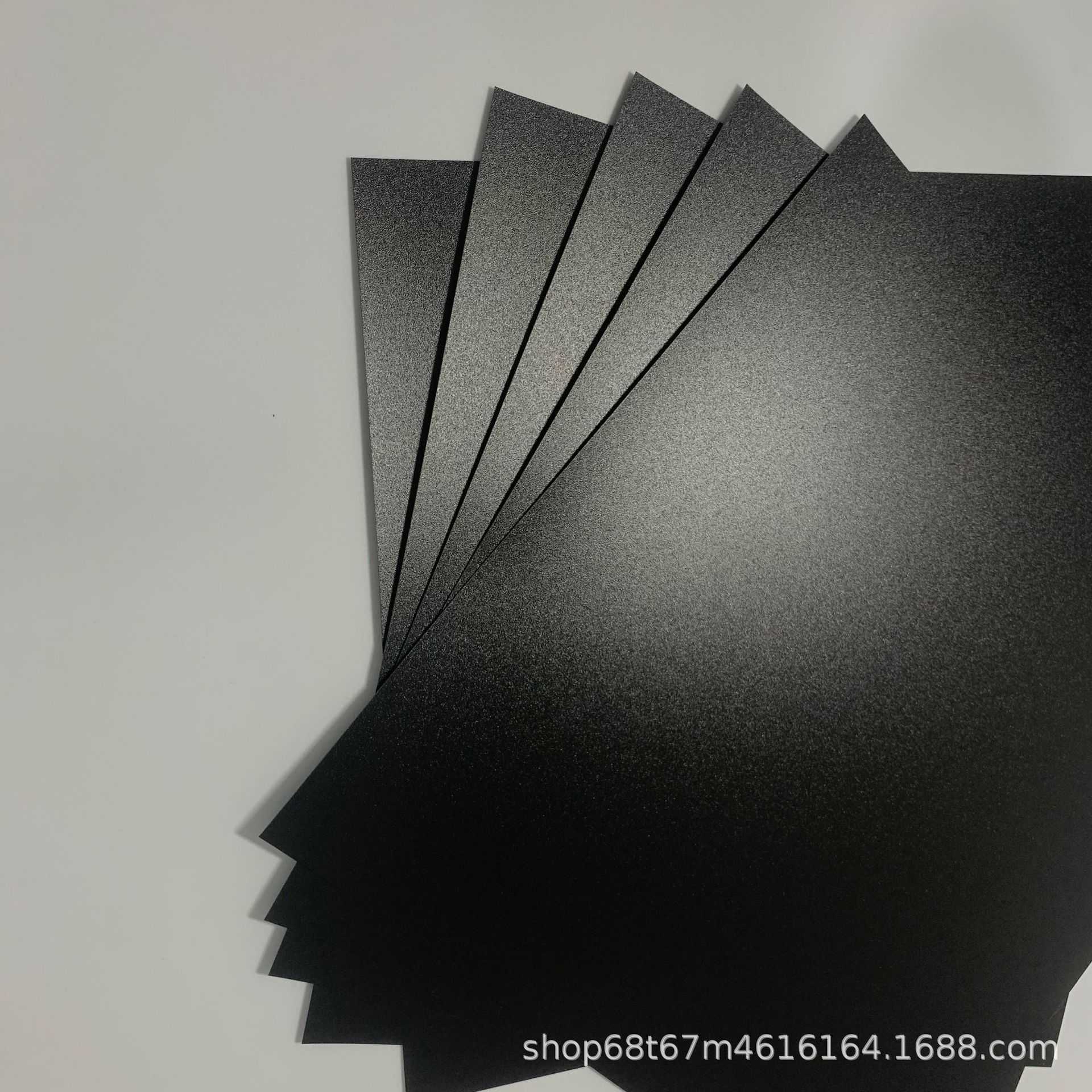 新款直销pp片材黑色磨砂板材pp胶片箱包内衬板阻燃塑料片材料黑色