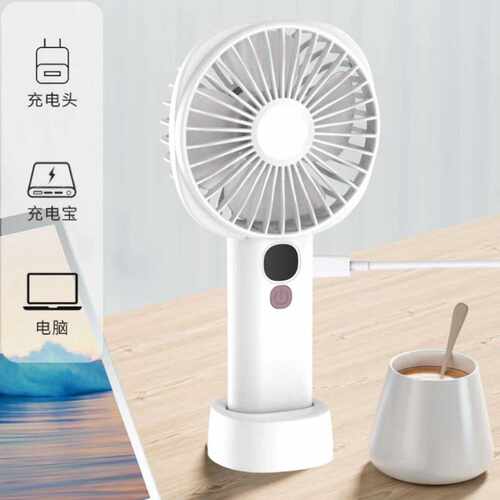 新款直销跨境新款小风扇可印logo礼品可充电桌面usb迷你手持小电