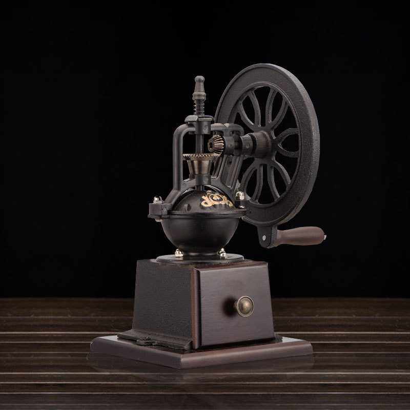 新款直销复古摩天轮手摇磨豆机咖啡研磨器手动磨粉机研磨机家用咖