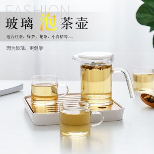 泡茶杯玻璃茶具过滤内胆玻璃泡茶器红茶泡茶杯雪菊杯绿茶泡茶杯