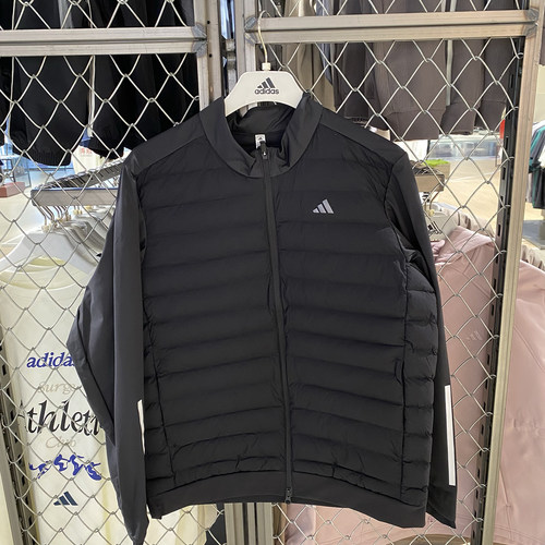阿迪达斯男士轻薄立领运动棉服