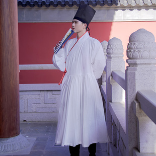 布许汉服贴里内搭衬袍搭圆领袍 飞鱼国潮国风中衣学生睡衣新款