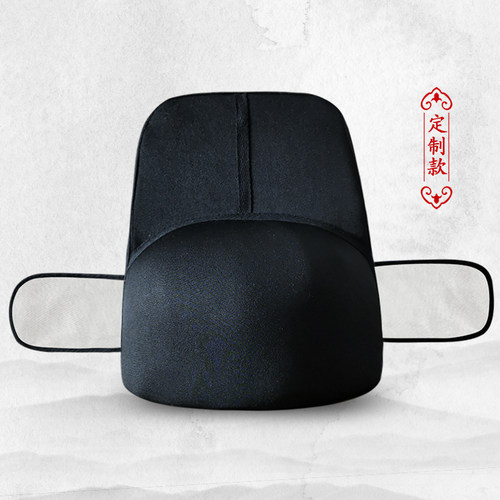 布许原创平翅乌纱帽明制圆领袍飞鱼服配帽汉服帽结婚婚礼新郎帽子 - 封面