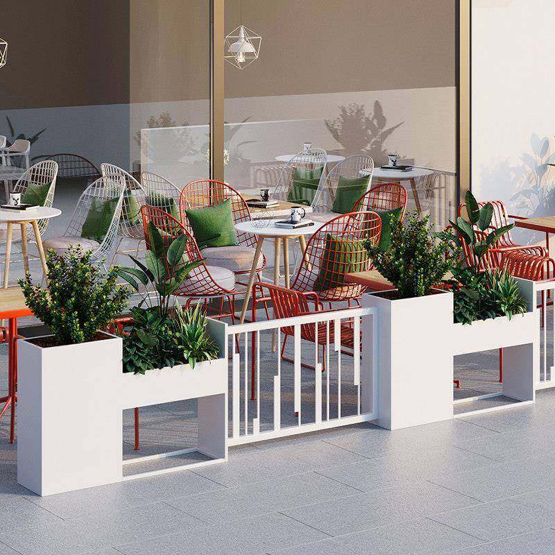 户外花箱围栏组合不锈钢定制餐厅外摆隔断商业街园林美化绿植花槽,商业/办公家具,花坛/花箱,淘宝优惠券,粉丝福利购,淘宝优惠卷