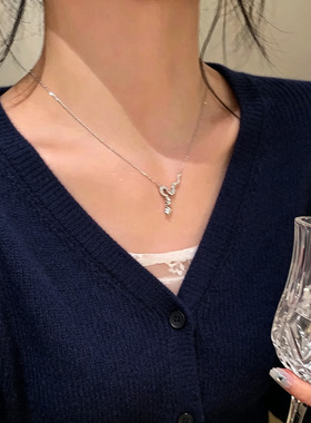 不致敏高保色问号项链女显白