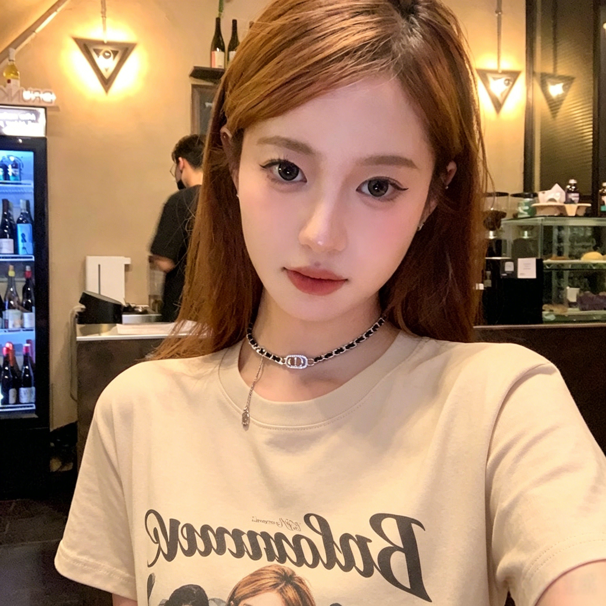 轻奢小众不致敏高保色锁骨链