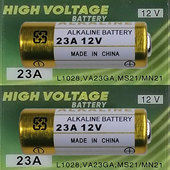 12V23a12v门铃遥控开关电动车防盗摩托车发射器电池专用 23A 包邮