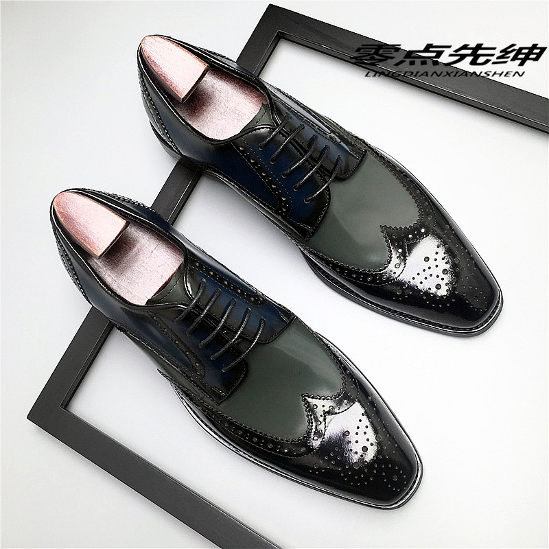 零点先绅新品商务风正装结婚鞋