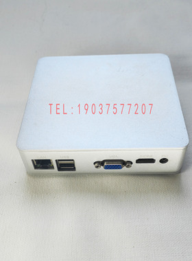 N2930小主机工控机4G内存32G固态win7win10全金属小机箱带电源