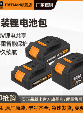 FREEMAN原装锂电池2.0Ah4.0Ah电池包20V锂电平台快充配套电器
