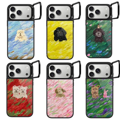 C家MagSafe镜头框磁吸支架YoungLee艺术家可爱狗狗iphone17promax手机壳16个性15防摔14pro可爱13卡通12萌宠