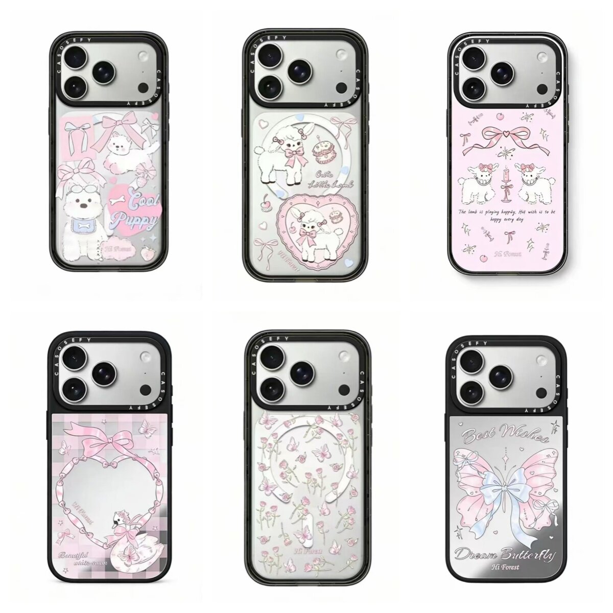 C家MagSafe磁吸森林早报丝带小狗苹果17promax适用iPhone16可爱pro15磁吸壳14plus春日暖洋洋13春日碎花
