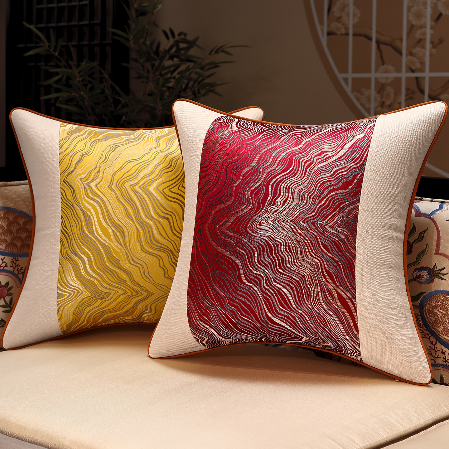 新中式抱枕客厅轻奢沙发靠垫