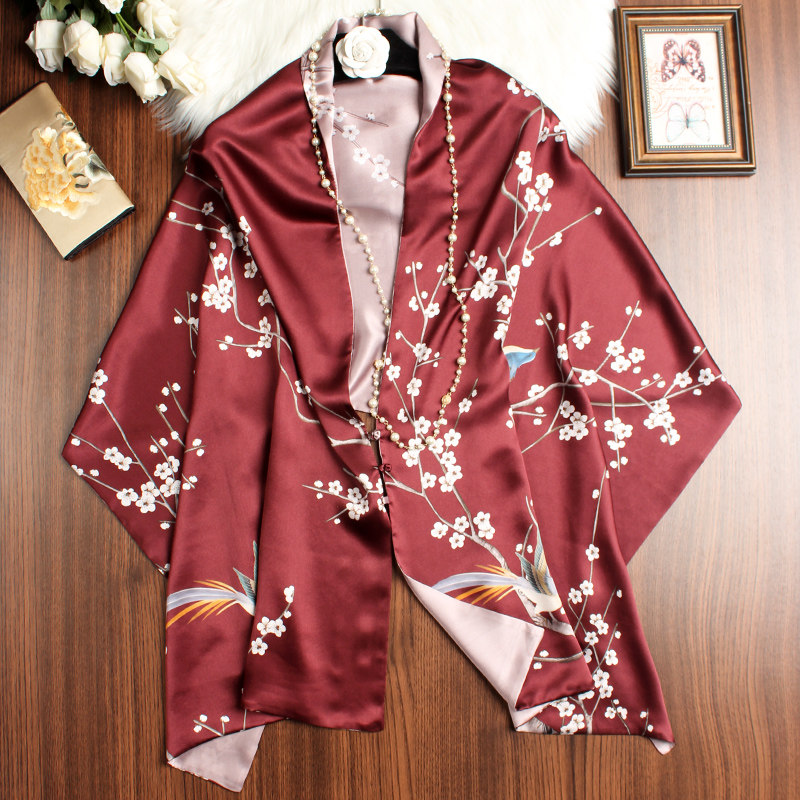 夏季空调房护颈真丝披肩盘扣桑蚕丝丝巾围巾两用送妈妈办公室斗篷,服饰配件/皮带/帽子/围巾,围巾/丝巾/披肩,淘宝优惠券,粉丝福利购,淘宝优惠卷