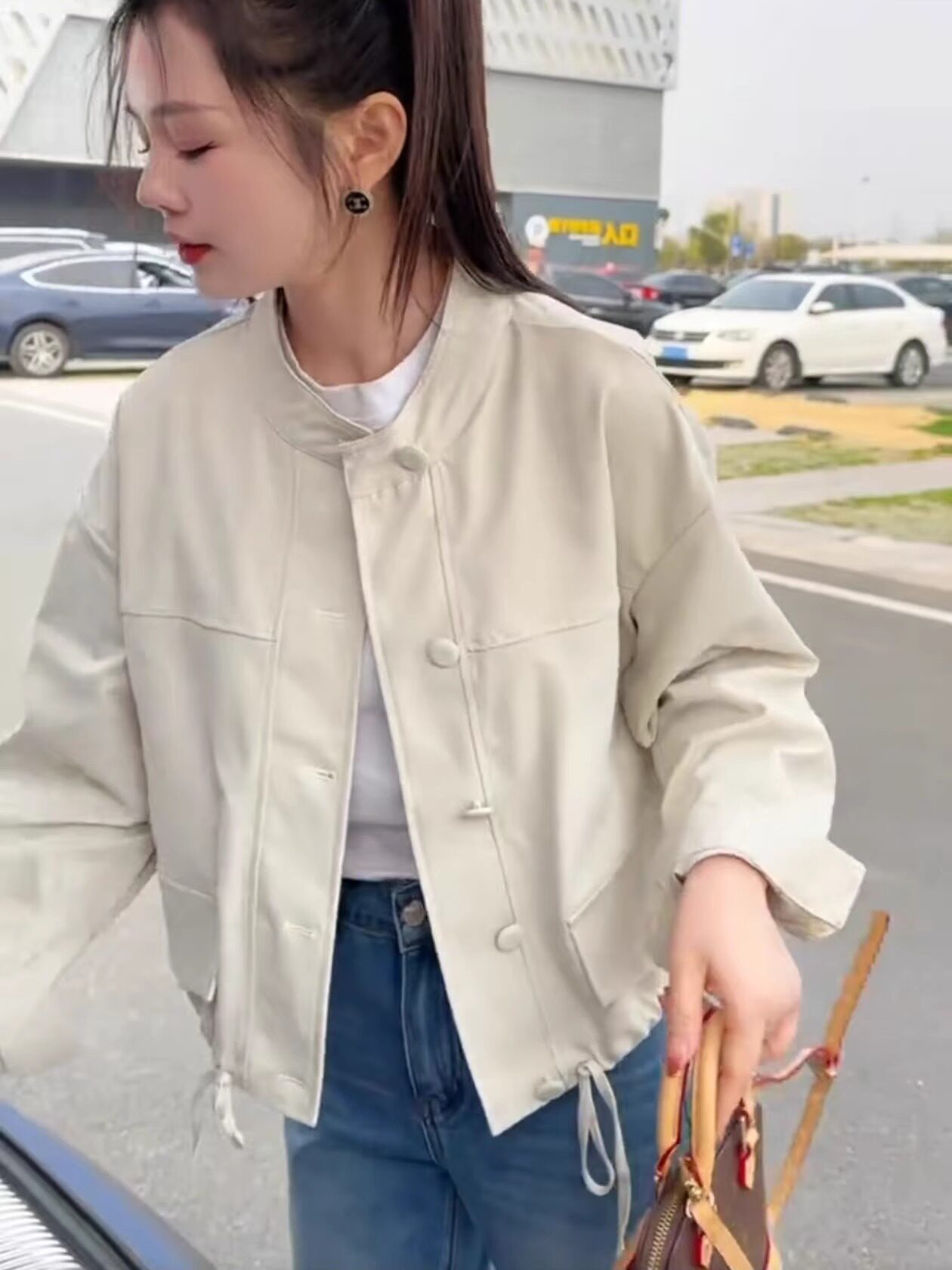 工装夹克外套女春秋2025新款韩系高级感休闲小个子短款棒球服上衣