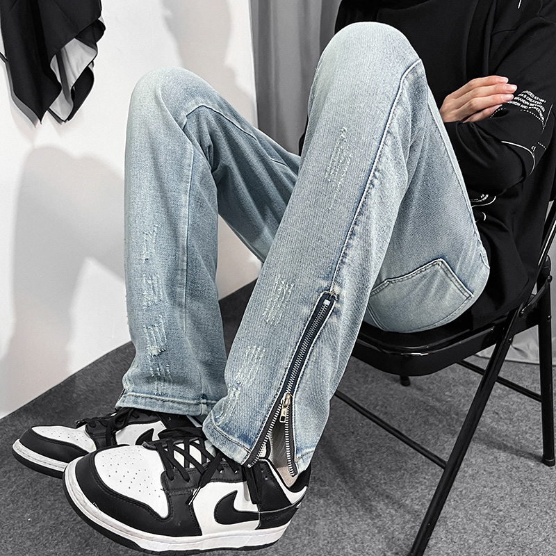 欧美高街vibe潮牌牛仔裤