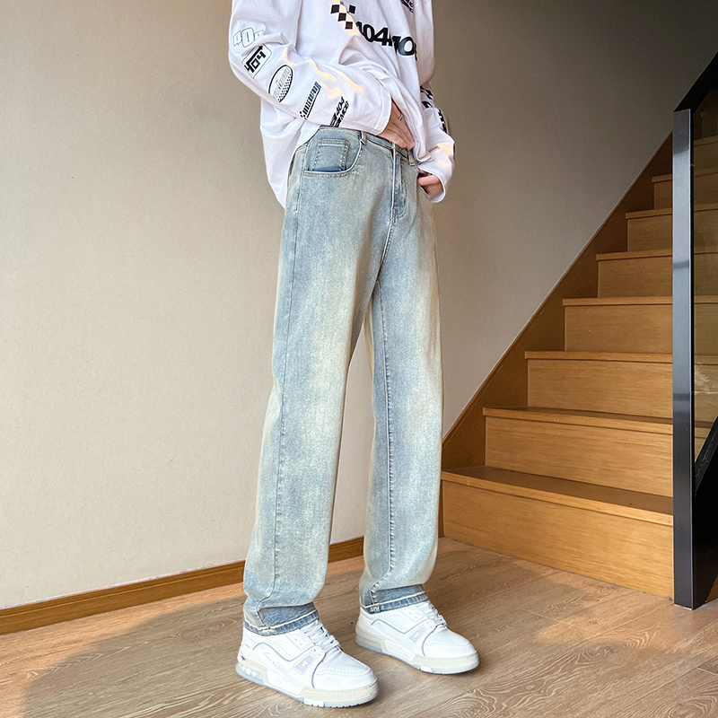 今年超火的弹力黄泥牛仔裤