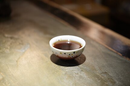 茶杯 台湾李仁嵋老师 钧釉小花青瓷陶主人杯 功夫茶具 博茶堂包邮