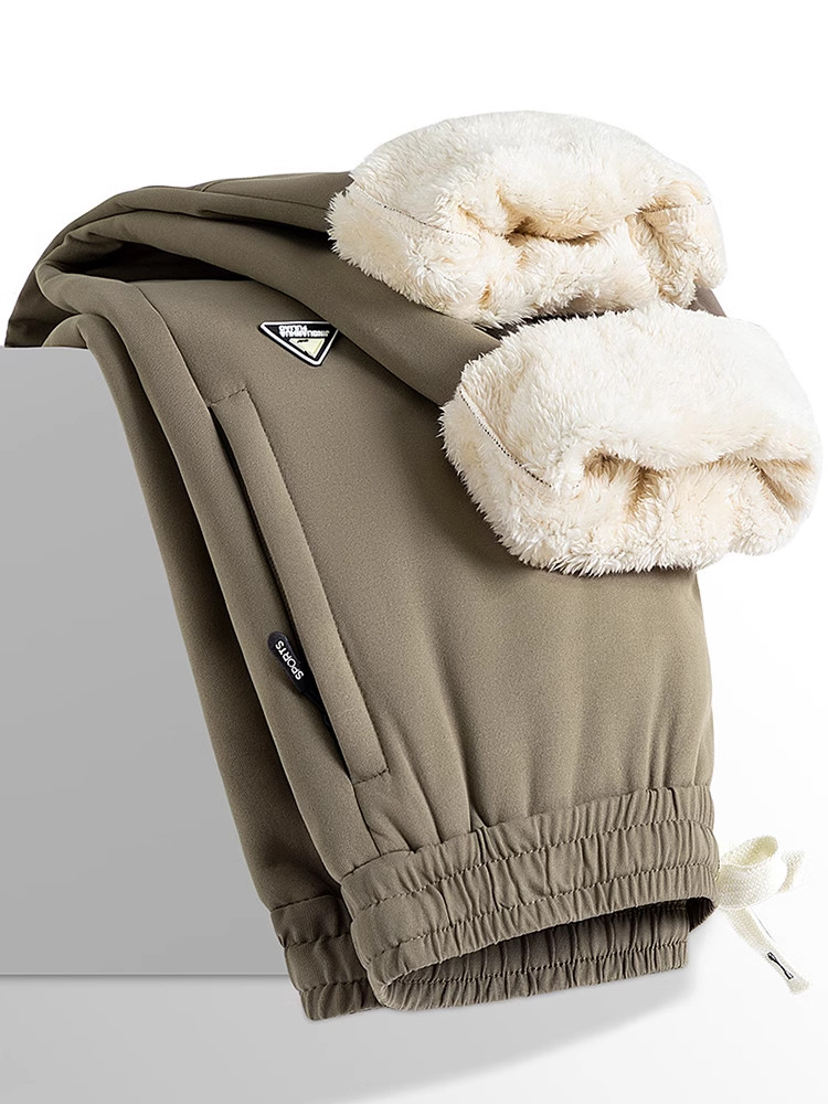 羊羔绒裤子男士冬季新款加绒加厚卫裤运动休闲裤束脚防寒保暖棉裤,男装,卫裤,淘宝优惠券,粉丝福利购,淘宝优惠卷