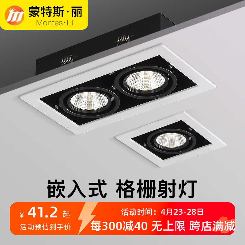 20x10led开孔店铺商用斗胆灯