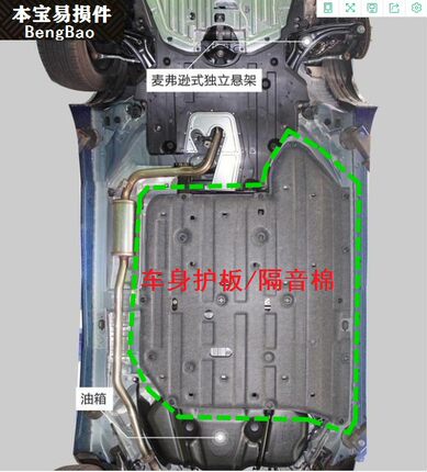 适用于19 20 21年款凌派车身挡泥板保护板底盘护板凌派车身下护板