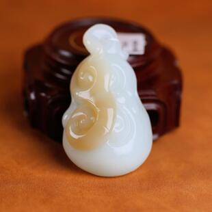 久龙玉器收藏级和田玉且末料和田玉把件事事如意58.70