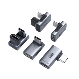 海备思Typec公对母usb4转接头90度弯头数据线延长直角L型U型转角转接口PD手机车载4电脑40G雷电3快充8k全功能