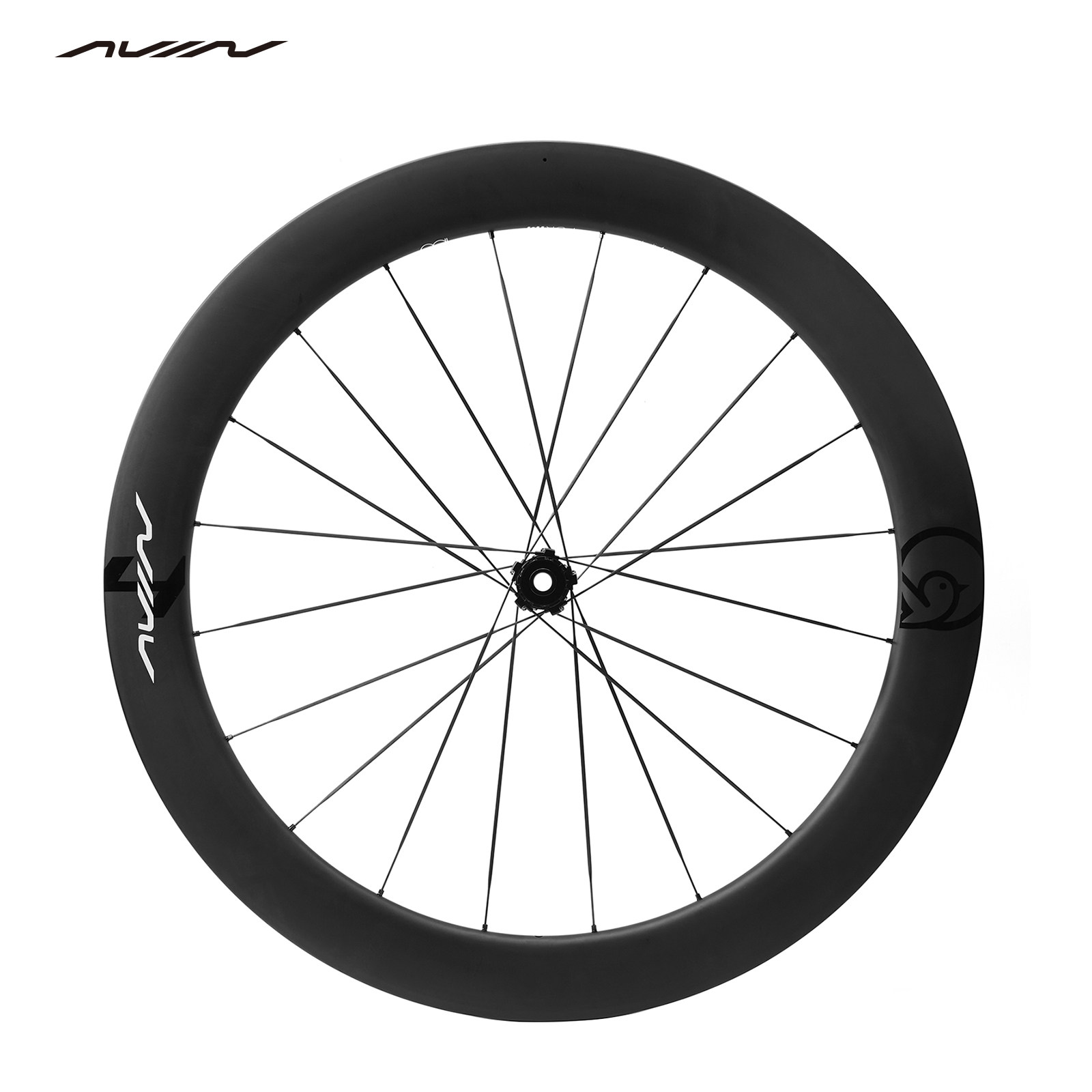 Avian飞鸟CR4碳辐条碟刹碳纤维公路自行车轮组45 60MM开口真空