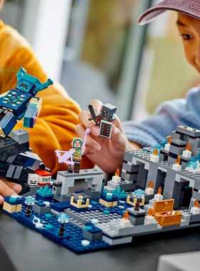 2024年新品我的世界漆黑世界之战循声守卫21246儿童拼装积木玩具