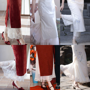 《百搭衬裙合集》旗袍衬裙内搭春夏内衬裙叠穿防走光百褶半身裙女